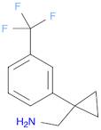 {1-[3-(trifluoromethyl)phenyl]cyclopropyl}methanamine