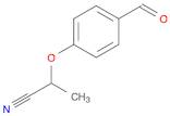 2-(4-formylphenoxy)propanenitrile