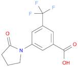 3-(2-Oxopyrrolidin-1-yl)-5-(trifluoromethyl)benzoic Acid