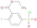 Ethyl 5-(chlorosulfonyl)-2-fluorobenzoate