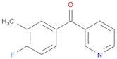 3-(4-fluoro-3-methylbenzoyl)pyridine