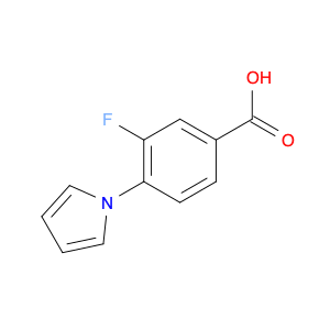 3-fluoro-4-(1H-pyrrol-1-yl)benzoic acid