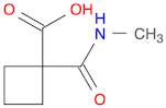 1-(methylcarbamoyl)cyclobutane-1-carboxylic acid