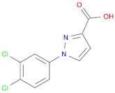 1-(3,4-Dichlorophenyl)-1H-pyrazole-3-carboxylic Acid