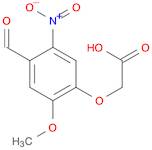 2-(4-formyl-2-methoxy-5-nitrophenoxy)acetic acid