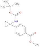 Methyl 4-(1-((tert-butoxycarbonyl)amino)cyclopropyl)benzoate