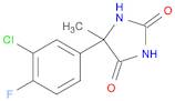 5-(3-Chloro-4-fluorophenyl)-5-methylimidazolidine-2,4-dione