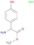 Methyl 2-amino-2-(4-hydroxyphenyl)acetate hydrochloride