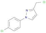 3-(chloromethyl)-1-(4-chlorophenyl)-1H-pyrazole