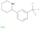 2-[3-(trifluoromethyl)phenyl]piperidine hydrochloride