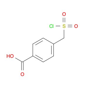 4-((Chlorosulfonyl)methyl)benzoic acid