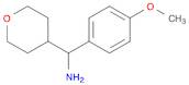 (4-methoxyphenyl)(oxan-4-yl)methanamine