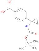 4-(1-{[(tert-butoxy)carbonyl]amino}cyclopropyl)benzoic acid