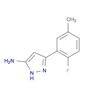 3-(2-fluoro-5-methylphenyl)-1H-pyrazol-5-amine