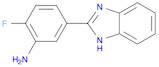 5-(1H-1,3-Benzodiazol-2-yl)-2-fluoroaniline