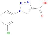 1-(3-Chlorophenyl)-1H-1,2,3-triazole-4-carboxylic acid