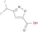 3-(difluoromethyl)-1,2-oxazole-5-carboxylic acid