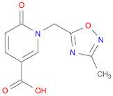 1-[(3-Methyl-1,2,4-oxadiazol-5-yl)methyl]-6-oxo-1,6-dihydropyridine-3-carboxylic acid