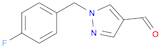 1-[(4-fluorophenyl)methyl]-1H-pyrazole-4-carbaldehyde