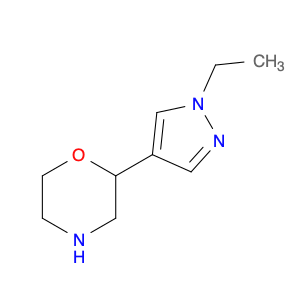 2-(1-ethyl-1H-pyrazol-4-yl)morpholine