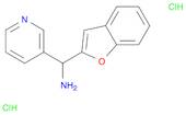 1-Benzofuran-2-yl(pyridin-3-yl)methanamine 2hcl