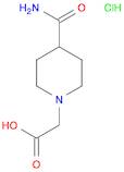 2-(4-carbamoylpiperidin-1-yl)acetic acid hydrochloride