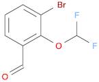 3-bromo-2-(difluoromethoxy)benzaldehyde