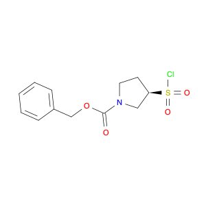BENZYL (3R)-3-(CHLOROSULFONYL)PYRROLIDINE-1-CARBOXYLATE