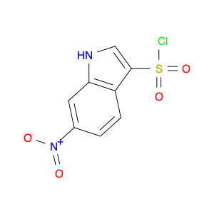 6-nitro-1H-indole-3-sulfonyl chloride