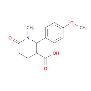 2-(4-Methoxyphenyl)-1-methyl-6-oxopiperidine-3-carboxylic Acid