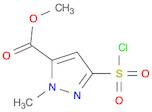 methyl 3-(chlorosulfonyl)-1-methyl-1H-pyrazole-5-carboxylate