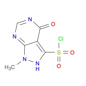 1-Methyl-4-oxo-2,4-dihydro-1H-pyrazolo[3,4-d]pyrimidine-3-sulfonyl chloride