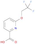 6-(2,2,2-trifluoroethoxy)pyridine-2-carboxylic acid