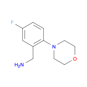 [5-fluoro-2-(morpholin-4-yl)phenyl]methanamine