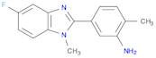 5-(5-Fluoro-1-methyl-1H-1,3-benzodiazol-2-yl)-2-methylaniline