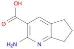 2-amino-5H,6H,7H-cyclopenta[b]pyridine-3-carboxylic acid