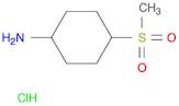 4-methanesulfonylcyclohexan-1-amine hydrochloride