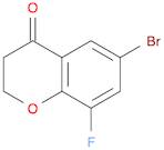 6-bromo-8-fluoro-3,4-dihydro-2H-1-benzopyran-4-one