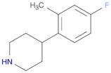 4-(4-fluoro-2-methylphenyl)piperidine