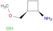 (1R,2S)-2-(methoxymethyl)cyclobutanamine;hydrochloride