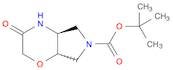 tert-butyl-3-oxo-octahydropyrrolo[3,4-b]morpholine-6-carboxylate, trans