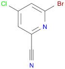 6-bromo-4-chloropyridine-2-carbonitrile