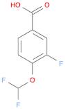 4-(difluoromethoxy)-3-fluorobenzoic acid