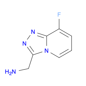 {8-fluoro-[1,2,4]triazolo[4,3-a]pyridin-3-yl}methanamine