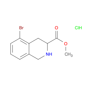 Methyl 5-bromo-1,2,3,4-tetrahydroisoquinoline-3-carboxylate hydrochloride