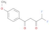 4,4-difluoro-1-(4-methoxyphenyl)butane-1,3-dione