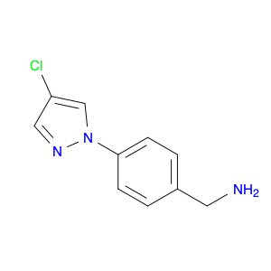 [4-(4-chloro-1H-pyrazol-1-yl)phenyl]methanamine