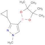 3-Cyclopropyl-1-methyl-4-(4,4,5,5-tetramethyl-1,3,2-dioxaborolan-2-yl)-1H-pyrazole