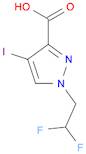 1-(2,2-DIFLUORO-ETHYL)-4-IODO-1H-PYRAZOLE-3-CARBOXYLIC ACID