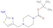 tert-butyl 4-[(2-amino-1,3-thiazol-4-yl)methyl]piperazine-1-carboxylate